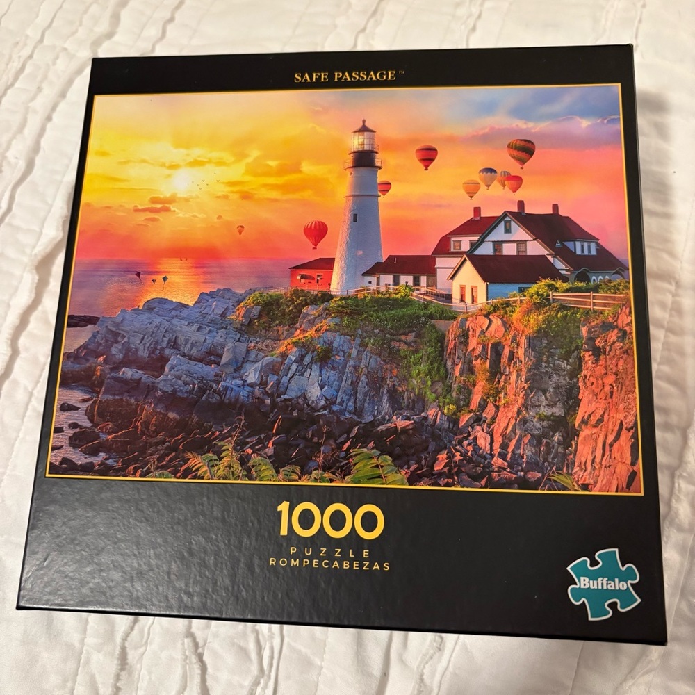 White mountain safe passage 1,000 piece puzzle by buffalo games